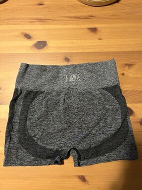 PINK Victoria's Secret Gray Seamless Bike Shorts
